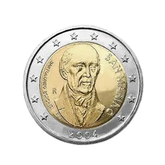 Pièce de 2 euros B. Borghesi, Saint-Marin 2004