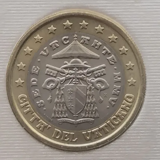 Pièce de 2 euros Sede Vacante, Vatican 2005